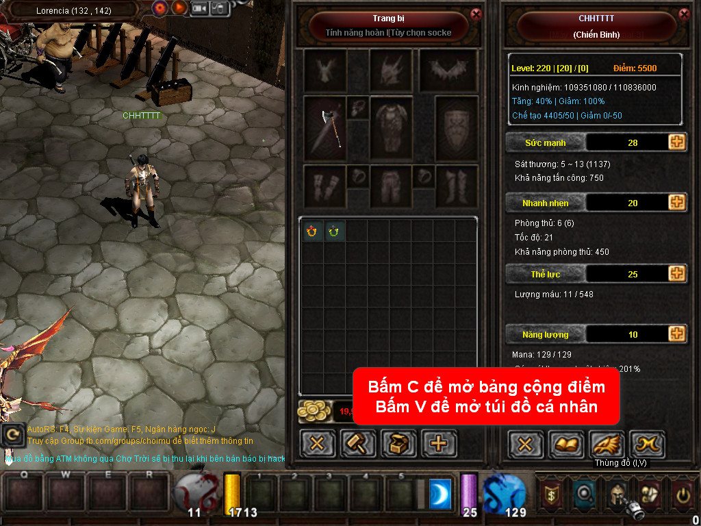 Chức năng chính của Game MU Thiên Sơn